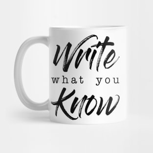 Write What You Know Mug